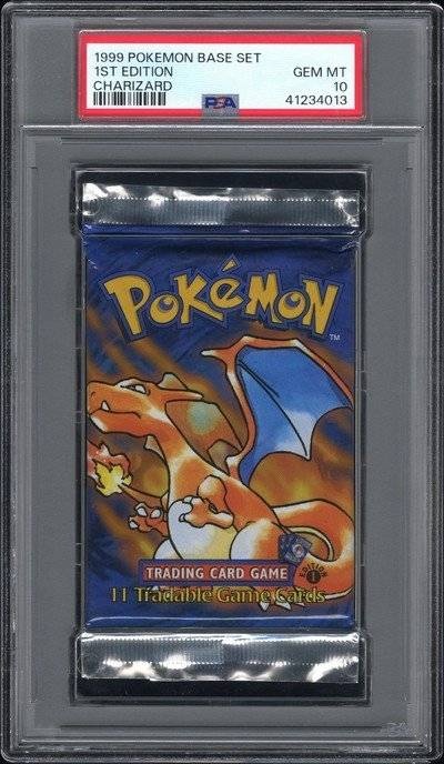 1999 Charizard Holo 1st Edition Shadowless PSA 9